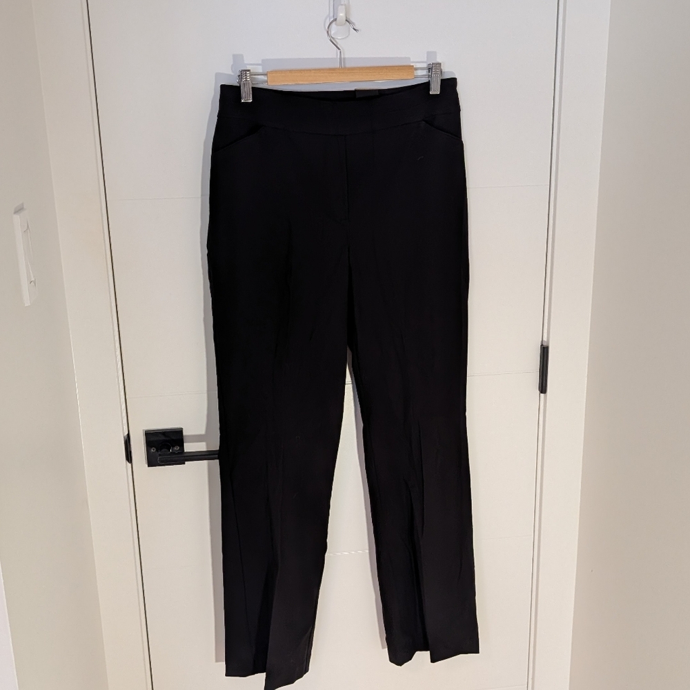 NWT Reitmans Black Boot Cut Pull On Pants